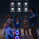 Party Bluetooth Speaker - 240W Peak Loud Speaker, Dazzling Light Show, Deep Bass, IPX4 Waterproof, 15H Battery, TWS Pairing, BT 5.3 Wireless, Portable for Home/Outdoor/Beach/Pool Party