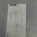 for MagSafe Charger: Magnetic Wireless Charging Pad for iPhone 17 16 15 14 13 12 Series & AirPods 4-2 Pro, Strong Magnet, Aluminum Alloy, USB-C/A Ports, Ultra-Thin & Portable, Ideal for Desk & Bedside (White)