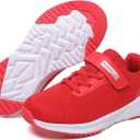 Boyuwarm Kids Athletic Tennis Shoes, Lightweight Running Sneakers, Non-Slip Sport Shoes, Boys Girls (Red, Toddler, 10, Numeric, US Footwear Size System, Medium)