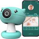 Smart Video Baby Monitor, Full HD Camera and Audio with Night Vision, Cry Detection, Temperature Humidity Sensors, 2 Way Talk, Encrypted Wireless WiFi for Phone App, Supports Alexa