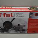 T-fal Essentials Non-Stick Pots and Pans Cookware 10 Piece Set, Black