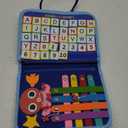 Toddler Busy Board - Montessori Toys for Toddler Boy Birthday Gift, Educational Learning Sensory Busy Book for Toddler Boys, Toddlers Activities Travel Toys for Airplane Car (Blue)