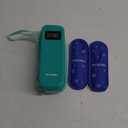 YOUSHARES Insulin Cooler Travel Case with Temperature Display - Refrigerated Medicine Cooler Travel Case Diabetic Travel Case with 2 TSA Approved Ice Pack for Trip and Daily (Green) (02 Green)