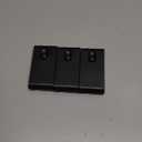 WILLED Rechargeable Night Light, Wireless Stair Lights Indoor, Warm White Motion Sensor Light Indoor, Stick-Anywhere, Battery Powered Night Light for Hallway, Stairway, Bathroom, Bedroom, 3 Pack (Black)