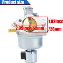 YTH20K46 Carburetor for YTH20F42T YTH21K46 YTA1842 YTH2042 LTH130 LTH154 LTH1542 LTH1842 LR125 LRH125 LT152 LT154 LT1597 CTH173 42" 46" 20HP 21HP Lawn Tractor Riding Mower Kohler Courage 20