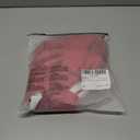 Girl's Striped A Line Bubble Skirts Elastic Waist Y2K Puffy Summer Mini Skirt (Red)