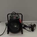 Greenhouse Heater with Digital Thermostat, 1500W Grow Tent Heater, Overheat Protection & Fast Heating, Electric Space Heaters for Patio, Garage, Greenhouse, Flower House, Red