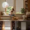Blackout No Drill Roman Shades, 29" W x 64" H, Off White | Cordless Roman Shades for Indoor Windows, Thermal Insulated Room Darkening Fabric Blinds for Bedroom & Living Room