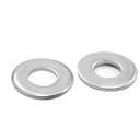 Pack of 2 Premium 1/4” Flat Washers, 100pcs Stainless Steel Washers for Screws & Bolts, 1/4" ID x 5/8" OD