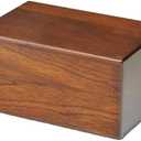 Wooden Urn Box for Human Ashes, Extra Small (Style1, 5 x 3 x 2.25 inch)