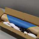 Shuffleboard, Curling and Bowling 3 in 1 Board Game Set,with 8.98 Foot Game Mat,2 Cues,8 Curling Rocks,6 Bowling Pins,Fun Family Game