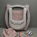 Boyro Baby Baby Walker, 5-in-1 Baby Walkers for Boys and Girls 6-12 Months with Bouncer, Removable Footrest, Feeding Tray & Music, Foldable & Adjustable Activity Walker for 6-18 Months Toddler Infant