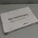 Mythostone Real Luxurious Natural Marble Vanity Tray Genuine Marble/Stone Storage Tray for Home Decor Bathroom/Kitchen/Vanity/Dresser Non-Resin/Non-Ceramic (12" x 8" x 0.6", Engraving Tray-purple)