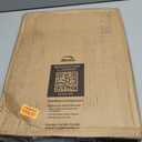 Bemis 500EC Durable Wood Toilet Seat with Easy Clean Hinges, Made in USA, Round, Biscuit