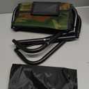 K-MingleSo Upgraded Portable Folding Stool, 13 Inch Camping Stool for Adults Fishing Hiking Gardening and Beach with Carry Bag, Hold Up to 450lbs[Camo]