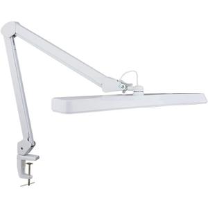 Neatfi XL 2,500 Lumens LED Task Lamp, 22 Inches Wide, 30W, 162 Pcs SMD LED, Eye-Caring, Desk Light with Clamp for Home, Office, and Study Room (Non-CCT, White)
