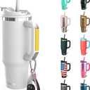 Frost Buddy Thicc Buddy - 40 oz Stainless Steel Vacuum Insulated Tumbler with Lid and Straw for Water - Travel Mug Cupholder Friendly - Gifts for Women Men Him Her