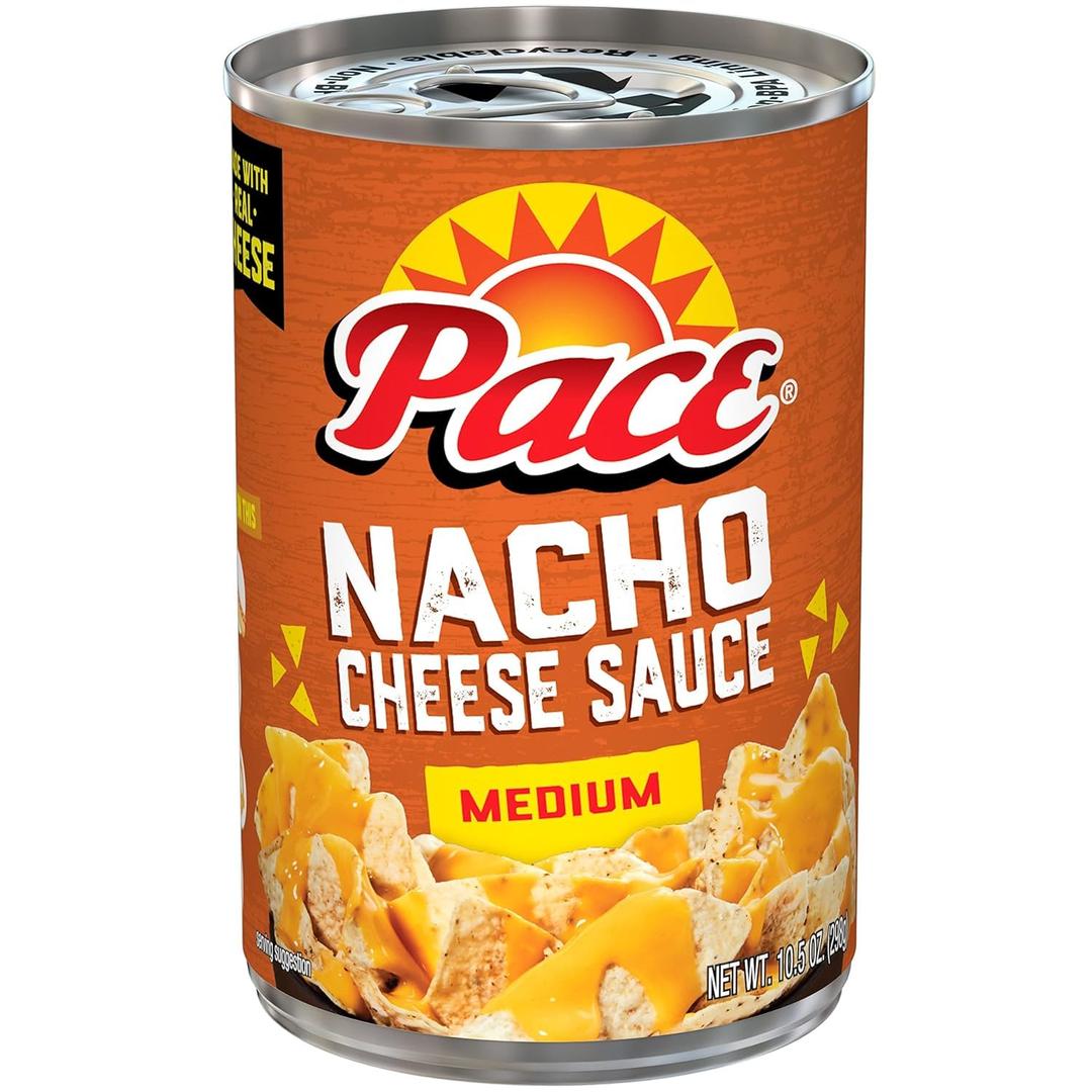 Pace Nacho Cheese Sauce, Medium, 10.5 Ounce Can, EXP: SEP 18 2026