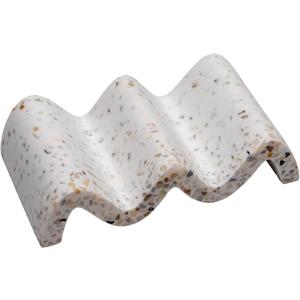 Mauve & Marble: Stone Decorative Soap Dish Holder for Bathroom, Kitchen, Jewelry, Gift, Countertop, Dresser, Modern (Terrazzo)