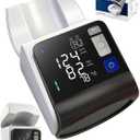 Saker Blood Pressure Monitor Upper Arm, Automatic BP Monitor for Home Use, No-Wrap Auto-Fit Design, Fits 8.5"15.7", Large Display, 4 Users with 199 Readings Each, One-Touch (U90B)