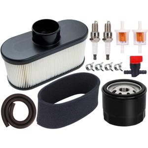 HOODELL FR691V Tune Up Kit for Kawasaki FR651V FR730V FS481V FS541V FS600V FS730V Engine Lawn Mower Tractor, Replace 49065-7007 Oil Filter 11013-7047 Air Filter