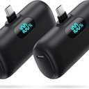 Mini Portable USB-C Power Bank 2 Phone Charges 5000 mAh