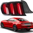 LED Tail Lights Compatiblewith Ford Mustang EcoBoost GT 350 Shelby GT350 2015 2016 2017 Sequential Turn Signal Rear Brake Lamp Assembly Plug & Play Replacement FR3Z13405G (Left Driver Side)