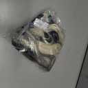 Half Black White Wig Witch Costume Accessory for Women Synthetic High-temperature Fiber Stage Performance Festival Party Halloween Cosplay