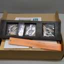 MXCSE Floating Nursery Shelves, Floating Shelves for Wall Kids, Wood Wall Mounted Bookshelves for Nursery, Wall Nursery Shelves for Bedroom, Toddler Room, Baby Room (Pine & White, 15.8 Inches)