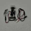 Radar Detector Mount,Rearview Mirror Rod Radar Mounting Bracket+Rearview Mirror Hard Wire Power Cord kit16,with Inline Fuse (for Radar Base with EZ Magnet Connection)