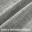decorUhome Neutral Grey Chenille Throw Pillow Covers 20x20 Set of 2 Textured Soft Cozy Slubby Couch Pillow Covers Modern Farmhouse Boho Decorative Pillow Cases for Bed Sofa Living Room