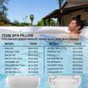 1PCS 77228 1411501 Hot Tub Spas Pillows Fits for Hot Spring Highlife Series Spas from 2014-Current: Aria, Envoy, Grandee, Jetsetter, Jetsetter LX, Prodigy, Sovereign, Triumph, Vanguard