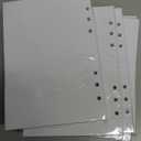 (5 Pack) A5 Lined Refills Paper for Filofax Planner/Binders/Organizer, 6 Hole Punched, Total 500 Sheets/1000 Pages, 100gsm, White, 5.8 x 8.2 Inch Filler Paper
