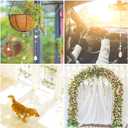 Sun Catchers, 10 Pieces Colorful Crystal Suncatcher with Chain Pendant Ornaments Hanging Crystals Prism Rainbow Maker for Windows Indoor Outdoor Car Mirror Garden Decor Wedding Party Xmas Gift
