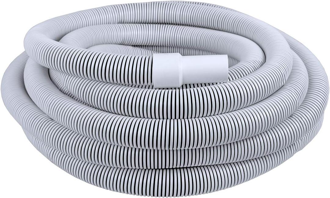 Poolmaster Commercial In-Ground Swimming Pool Vacuum Hose With Swivel Cuff, 1 1/2-Inch x 45-Foot