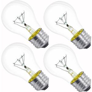 Lava Lamp Bulb 40W E26 Medium Base 120V A15 Appliance Oven Light Bulb for 16.3" Lava Lamp,Microwave Oven, Refrigerator, Over Stove Range Hood,High Temperature 500 Degrees Resistant,Warm White,4 Pack