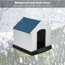 FDW | Dog House | 28" L x 26" W x 28" H | Blue