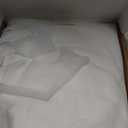 Ling's moment Wide White Sheer Curtains, Chiffon Wrinkle-Free Window Doorway Drapes Backdrop for Sliding Glass Doors Living Room Wedding Party Bedroom Farmhouse Arch Stage, 5ft x 10ft 2 Panels