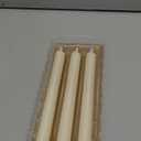 GenSwin Flameless Ivory Taper Candles Flickering with 10-Key Remote, Battery Operated Led Warm 3D Wick Light Window Candles Real Wax Pack of 6, Christmas Home Wedding Decor(0.78 X 9.64 Inch)