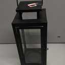 HD 12 IN  Glass/iron lantern