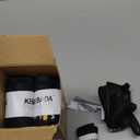 Kebada W1 Work Gloves for Men and Women, PU Coated Safety Gloves with Grip, Touchscreen, Ideal for Warehouse Package Handling, Construction, Gardening, Black Small