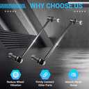 Front Upper and Lower Control Arm Kit Compatible with Nissan