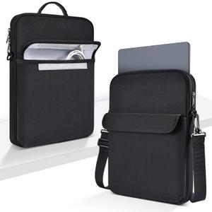 13 inch Laptop Sleeve Case Shoulder Bag for 2026 MacBook Air 13.6 in M4 M3 M2, Neo 13-inch Padded Shockproof Accessory Pocket