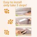 2 x Cat Scratch Furniture Protector - Couch Protector from Cat Claws, Anti-Scratch Leather Sofas Protection, Easy to Remove & No Trace, 8 Pack