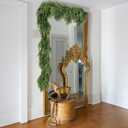 Giegxin 6 ft Christmas Decoration Cedar Garland with Cowbells for Mantel Christmas Real Touch Evergreen Artificial Rustic Garlands for Farmhouse Home Table Centerpieces Fireplace Winter Xmas Decor