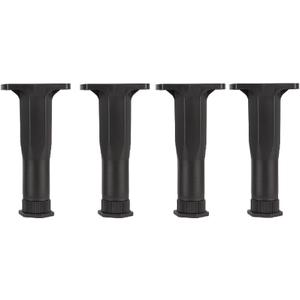 4pcs Plastic Furniture Legs, Used to Make Indoor and Outdoor cabinets, Height Adjustable(8inch)