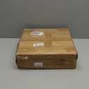 XBurmo Small Round End Table  3 Tier Design Accent Table, Narrow Side or Bedside Stand, Industrial Vintage Nightstand for Bedroom, Living Room, or Small Spaces, Set of 2, Rustic Brown