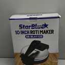 10inch Roti Maker by StarBlue with FREE Roti Warmer and Removable Handle  The automatic Stainless Steel NonStick Electric machine to make Indian style Chapati, Tortilla, Roti AC 110V 50/60Hz 1200W