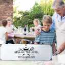 Bonsai Tree Fathers Day Grandpa Gifts, Gifts for Grandpa, Best Grandpas Ever Gift for Birthday - Cool Grilling BBQ Present for Grandfather from Grandkid - Papa Stainless Steel Metal Tool Set 4