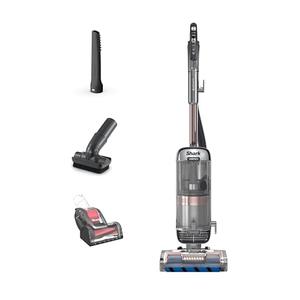 Shark AZ2002 Vertex Powered Lift-Away Upright Vacuum with DuoClean PowerFins, Self-Cleaning Brushroll, Large Dust Cup, Pet Crevice Tool, Dusting Brush & Power Brush, Silver/Rose Gold